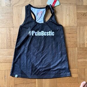 Black #PeloBestie Tank Top